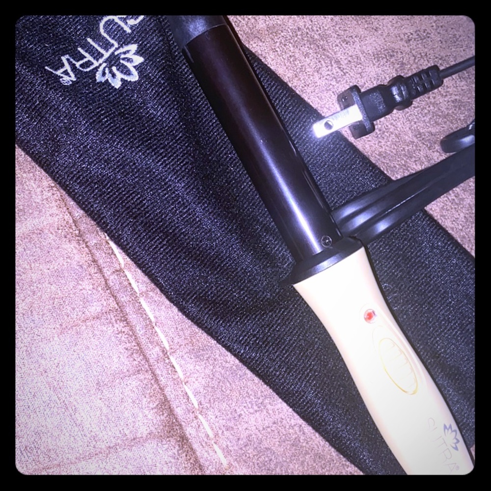 Mini tourmaline ceramic curling iron